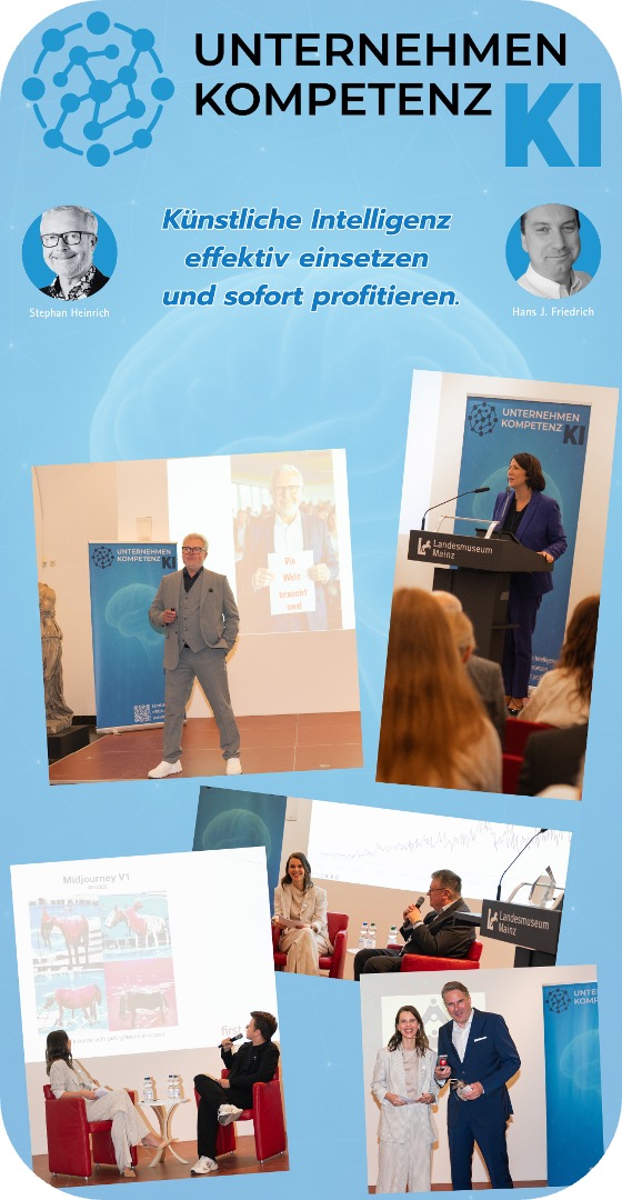 UKKI_LP_Pic Hero Image von Unternehmen Kompetenz KI, welches Besucher des Kongresses zeigt, die sich austauschen