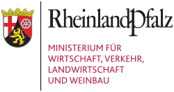 Logo-RLP_Ministerium-Wirtschaft-Verkehr Logo Rheinland-Pfalz Ministerium für Wirtschaft, Verkehr, Landwirtschaft und Weinbau